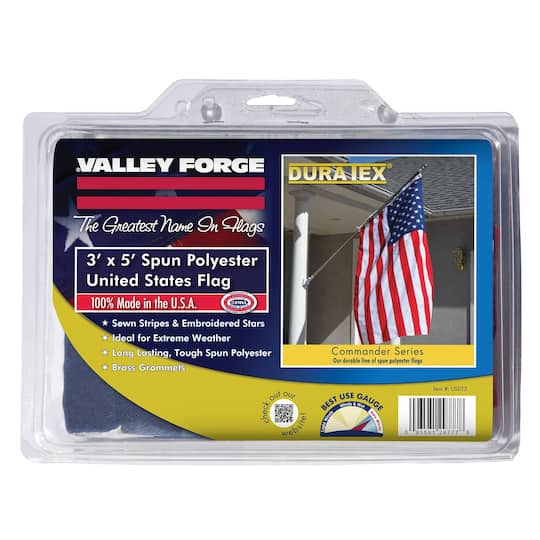 Valley Forge® Duratex® Spun Polyester United States Flag, 3ft. x 5ft.